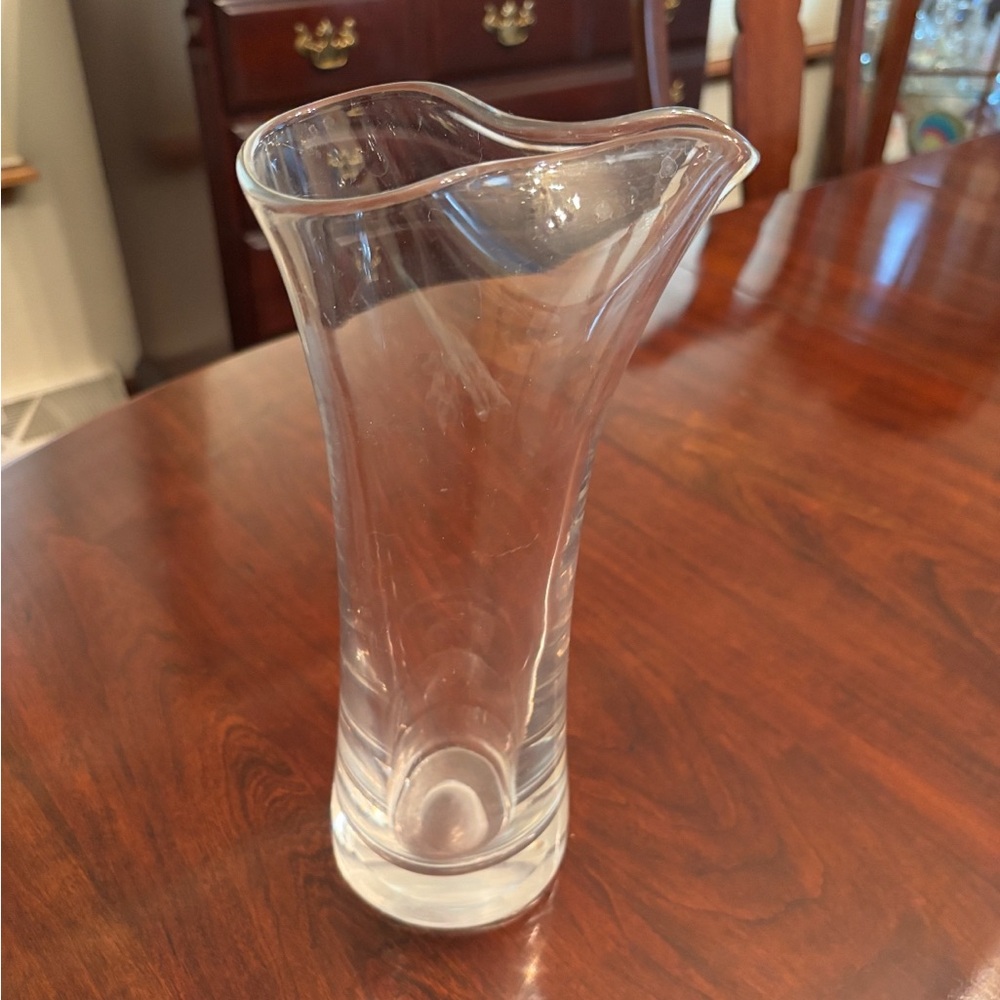 Vintage European Glass Vase